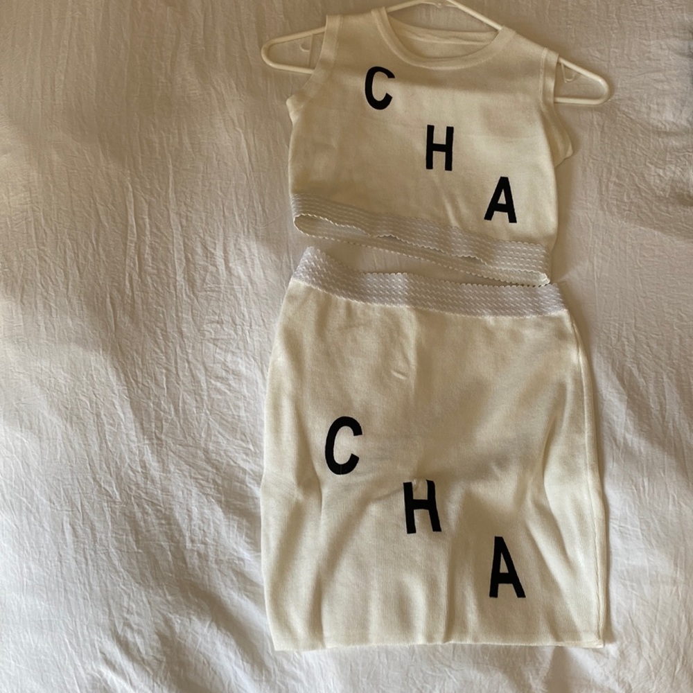 Two piece skirt and tank